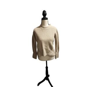 Prana Mockneck Lambs Wool Sweater — NWOT xs